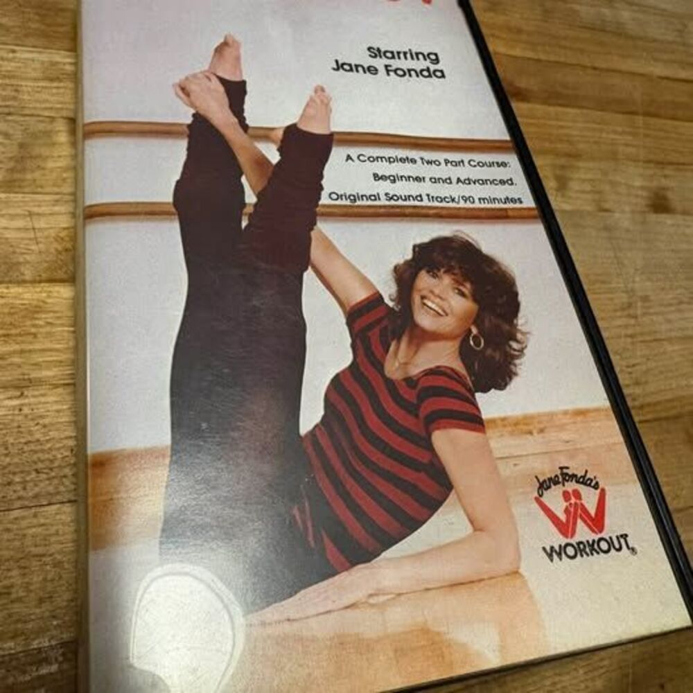 Classic Jane Fonda workout on vhs